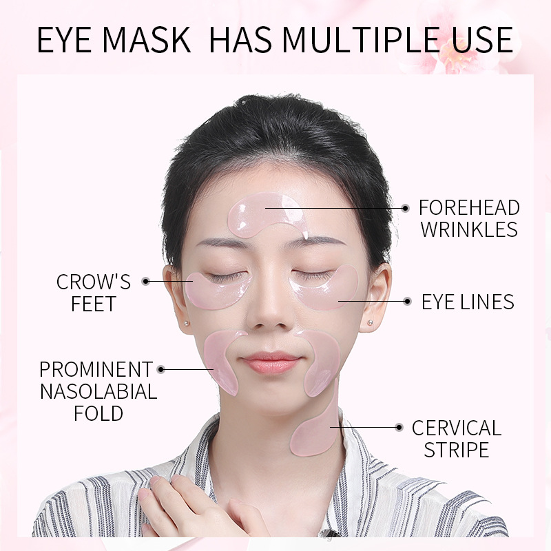 10Pcs=5Pairs Nonapeptide Sakur - Collagen Under Eye Patches 评论和价格