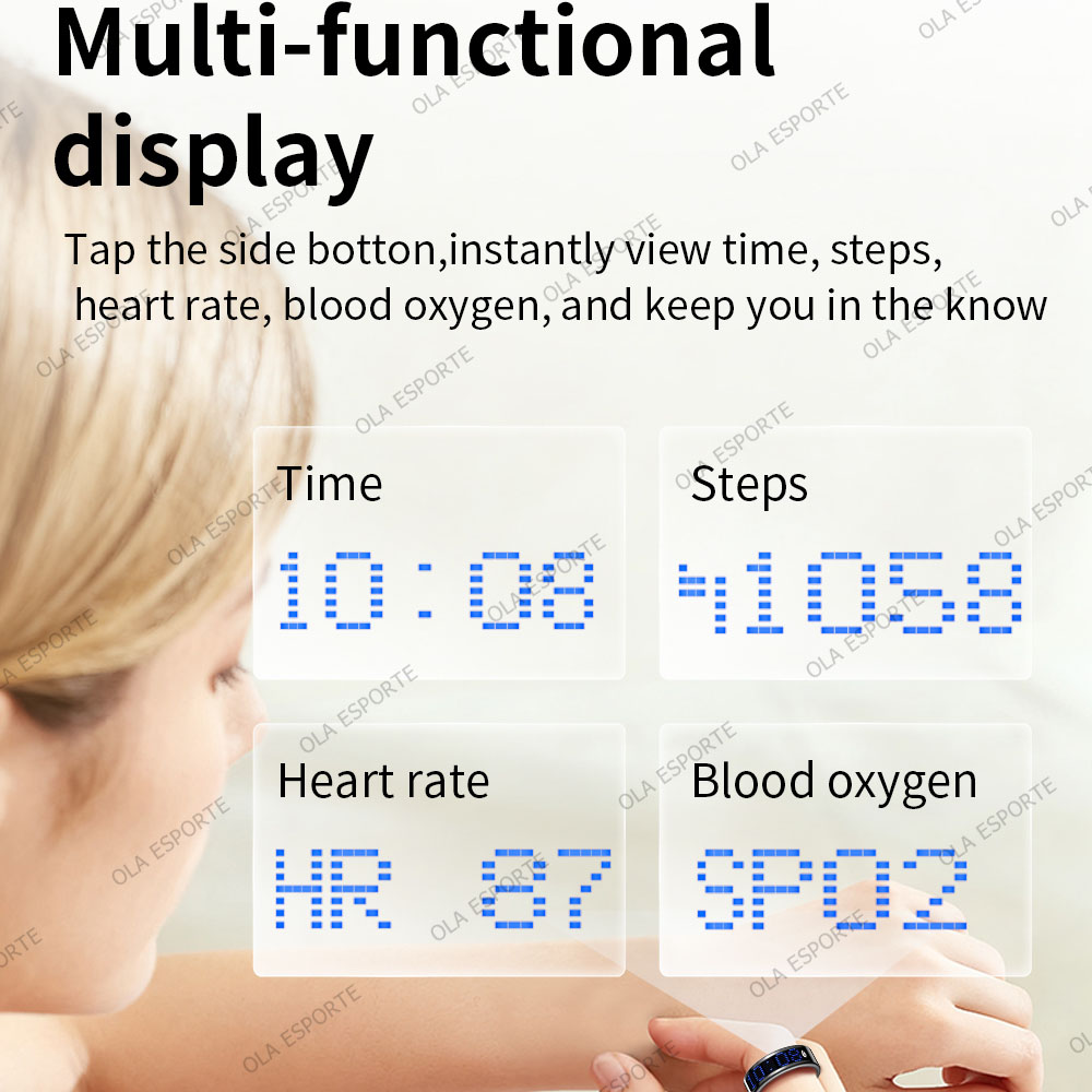 Smart Ring Display Screen Touc - Health Monitors 评论和价格