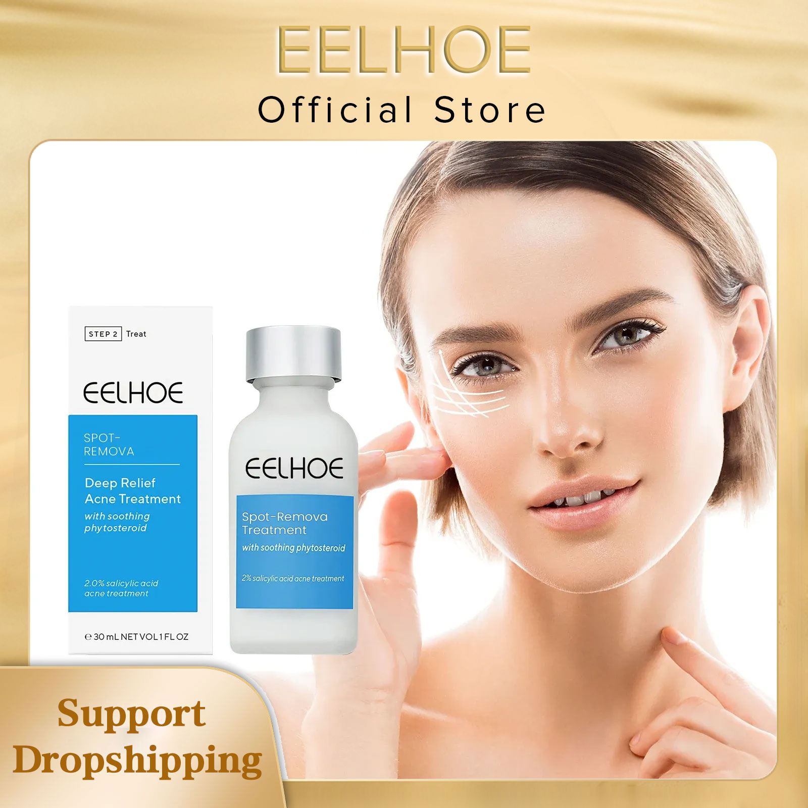 EELHOE Acne Treatment Lotion S - Salicylic Acid Blackhead Remover 评论和价格