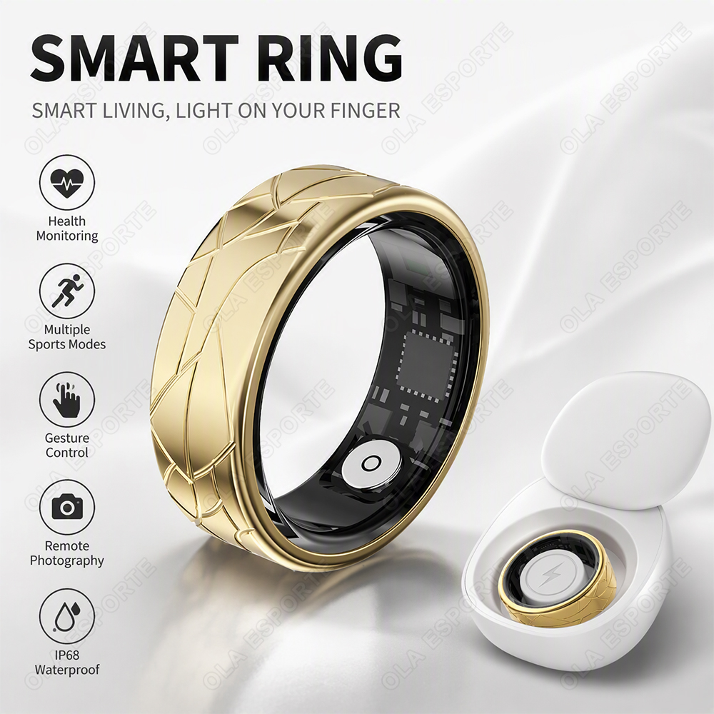 Stainless Steel Smart Ring Wat - Health Monitors 评论和价格