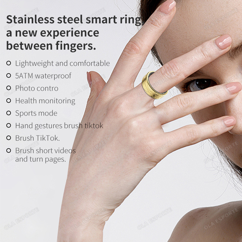 Stainless Steel Smart Ring Wat - Health Monitors 评论和价格