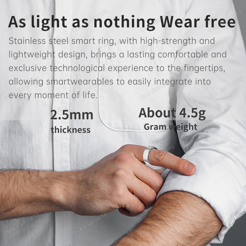 Stainless Steel Smart Ring Wat - Health Monitors 评论和价格