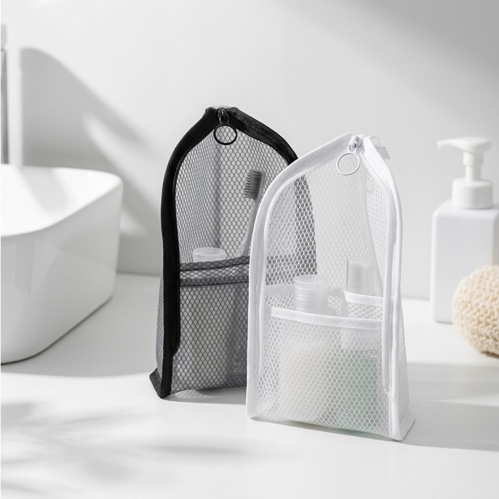 Mesh Toiletry Bag Breathable Q - Makeup 评论和价格